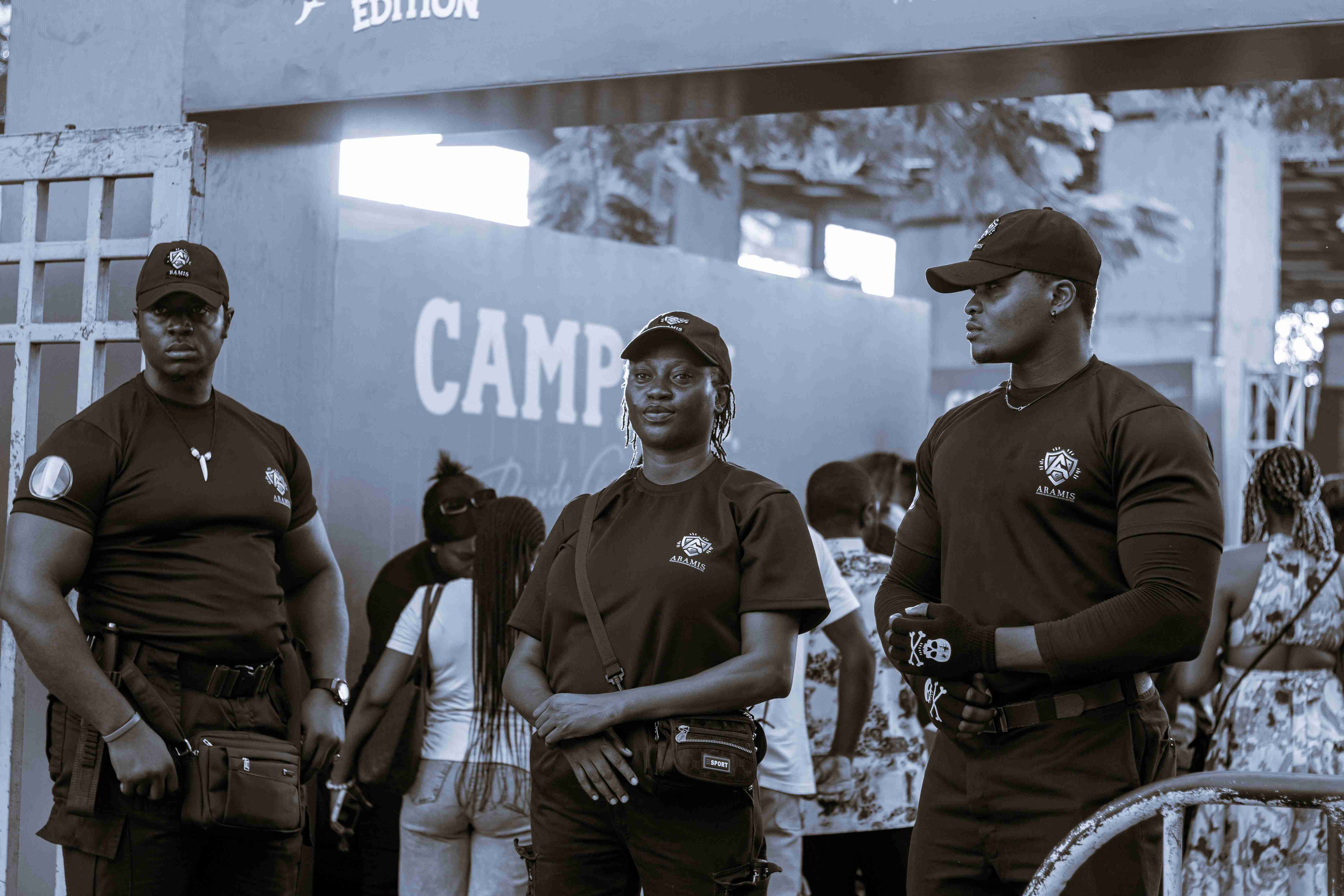 Aramis Sentry team coordinating at an event