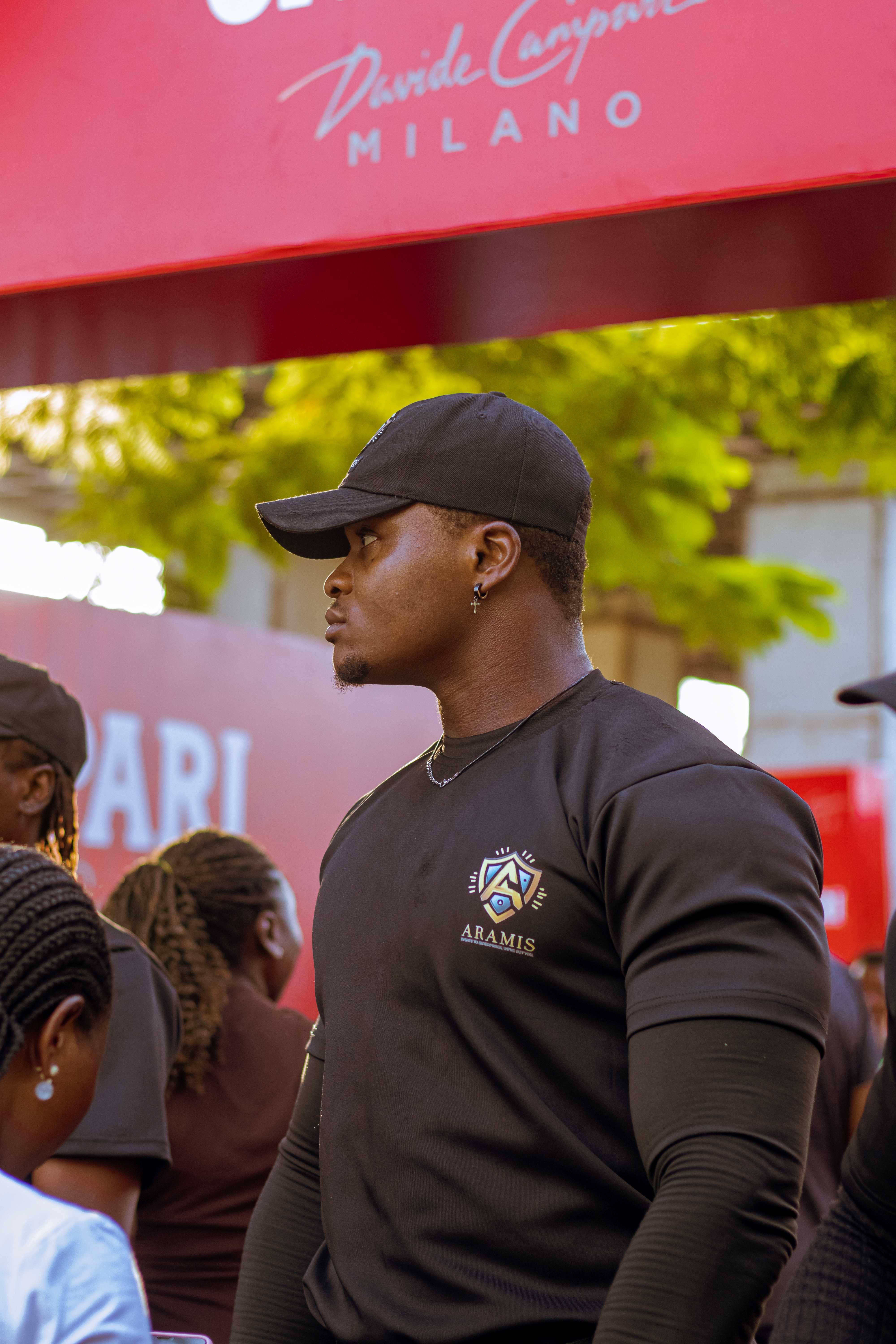 Aramis Sentry security personnel at an event entrance